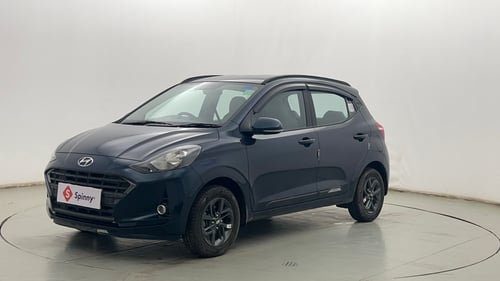 Used 2022 Hyundai Grand i10 Nios Sportz 1.2 Kappa VTVT Petrol Manual exterior LEFT FRONT CORNER VIEW