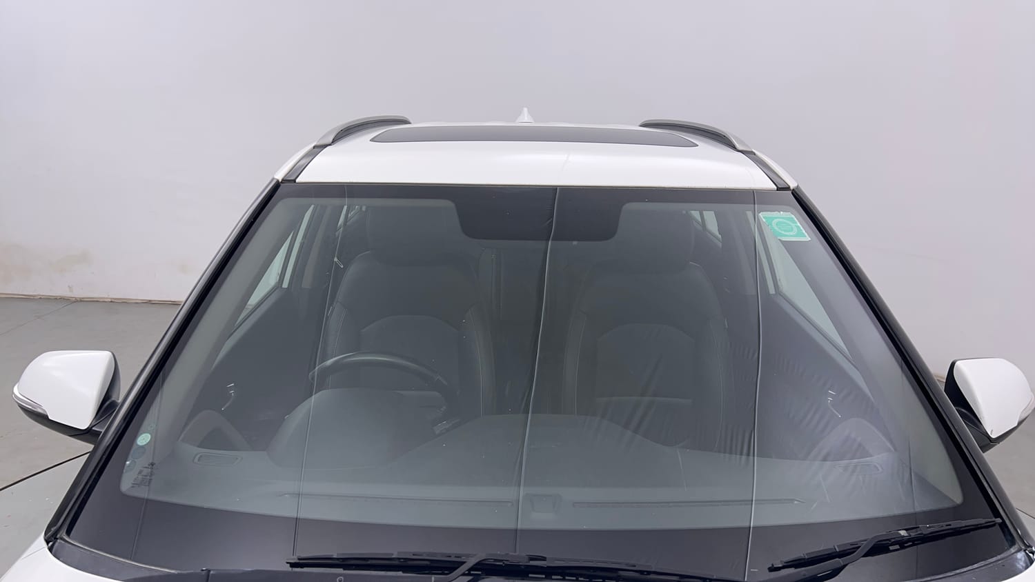 Used 2020 Hyundai Creta SX 1.6 (O) Petrol Petrol Manual exterior FRONT WINDSHIELD VIEW