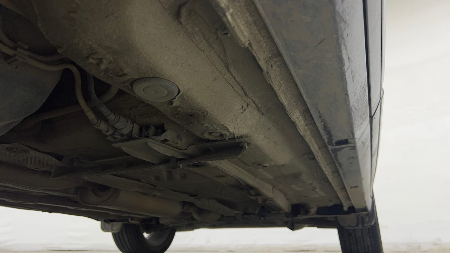 Used 2022 Skoda Kushaq Style 1.0L TSI MT Petrol Manual extra REAR RIGHT UNDERBODY VIEW