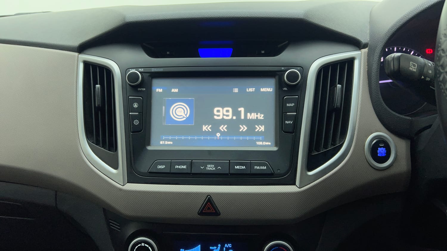 Used 2018 Hyundai Creta SX Plus 1.6 AT Petrol Petrol Automatic top_features Touch screen infotainment system