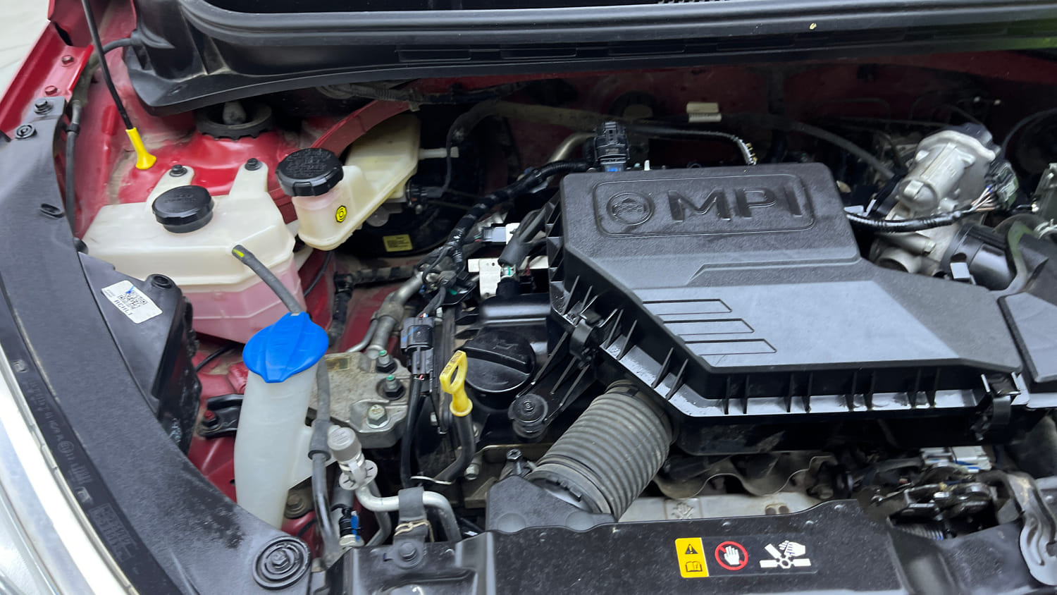 Used 2022 Hyundai Santro Sportz Petrol Manual engine ENGINE RIGHT SIDE VIEW