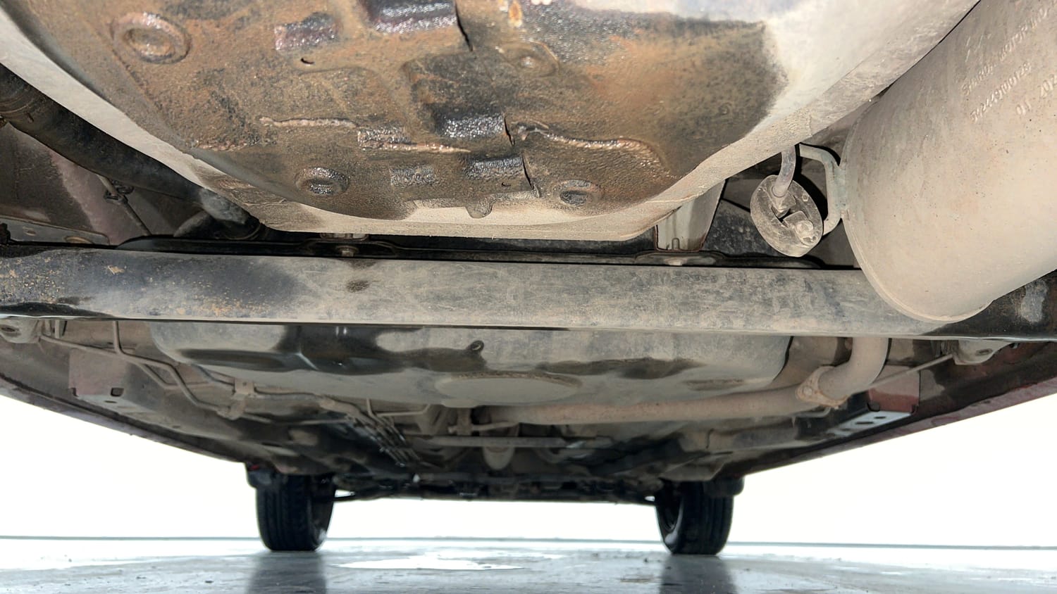 Used 2022 Tata Tiago XZ Plus CNG Cng Manual extra REAR UNDERBODY VIEW (TAKEN FROM REAR)