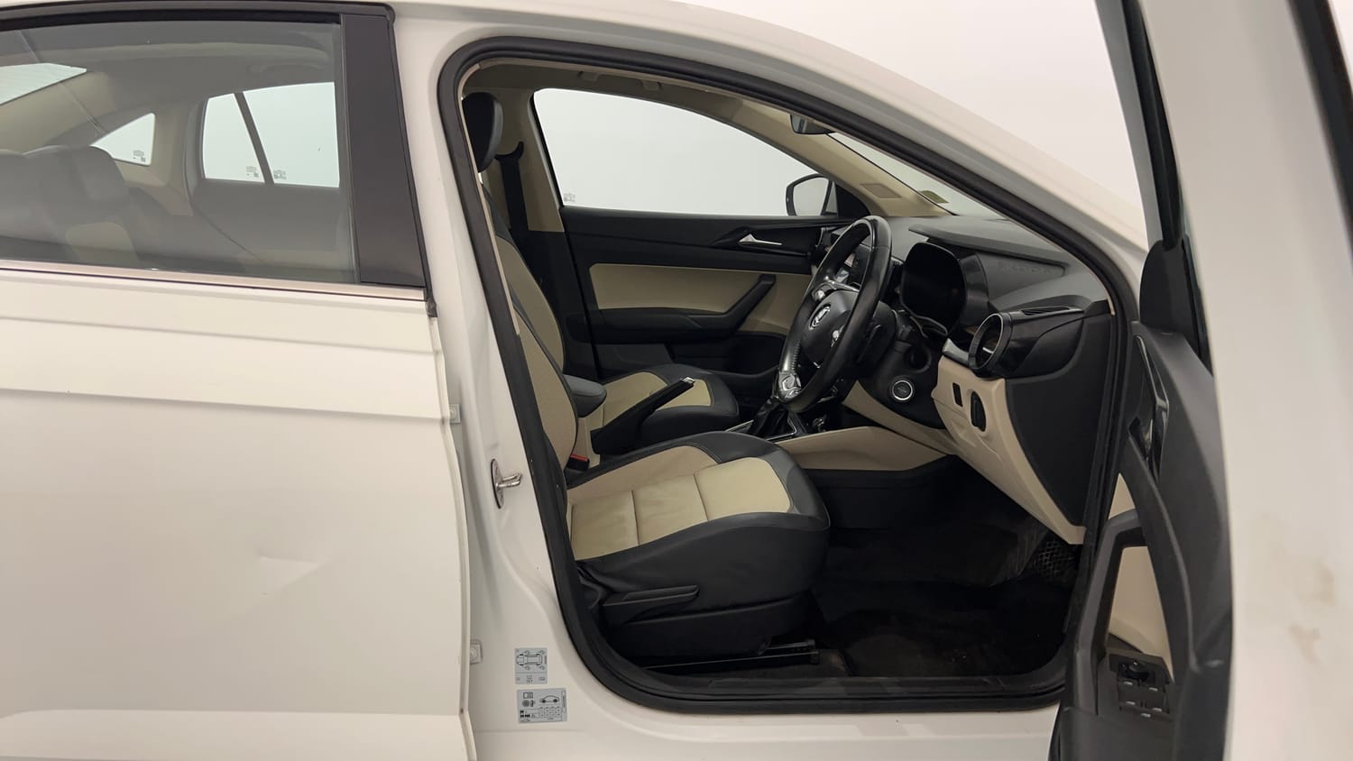 Used 2023 Skoda Slavia Style 1.0L TSI AT Petrol Automatic interior RIGHT SIDE FRONT DOOR CABIN VIEW