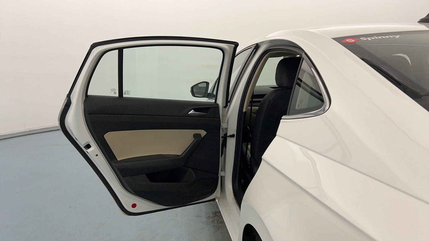 Used 2023 Skoda Slavia Style 1.0L TSI AT Petrol Automatic interior LEFT REAR DOOR OPEN VIEW