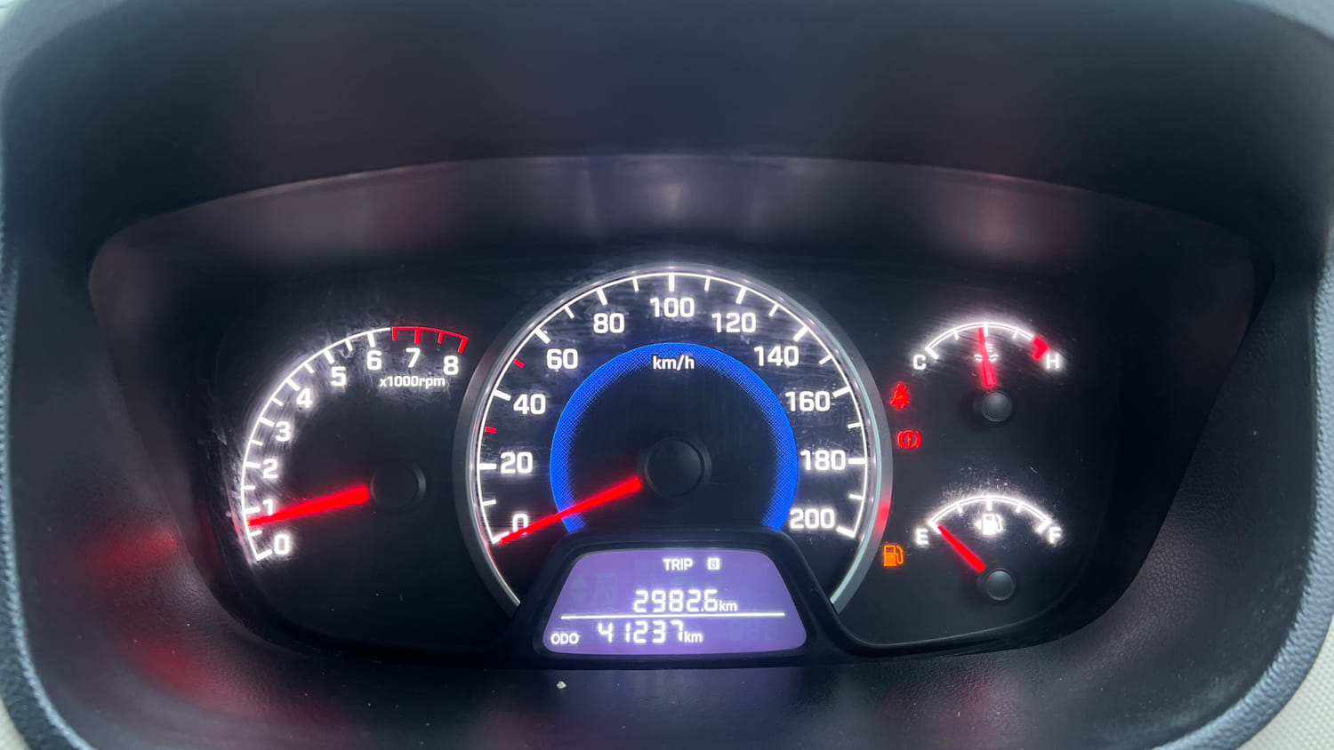 Used 2019 Hyundai Grand i10 Sportz 1.2 Kappa VTVT Petrol Manual interior CLUSTERMETER VIEW