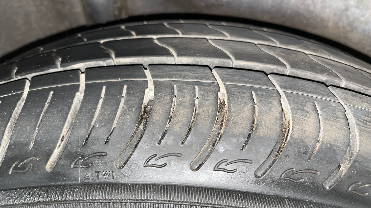 Used 2016 Honda Jazz VX Diesel Diesel Manual tyres RIGHT REAR TYRE TREAD VIEW