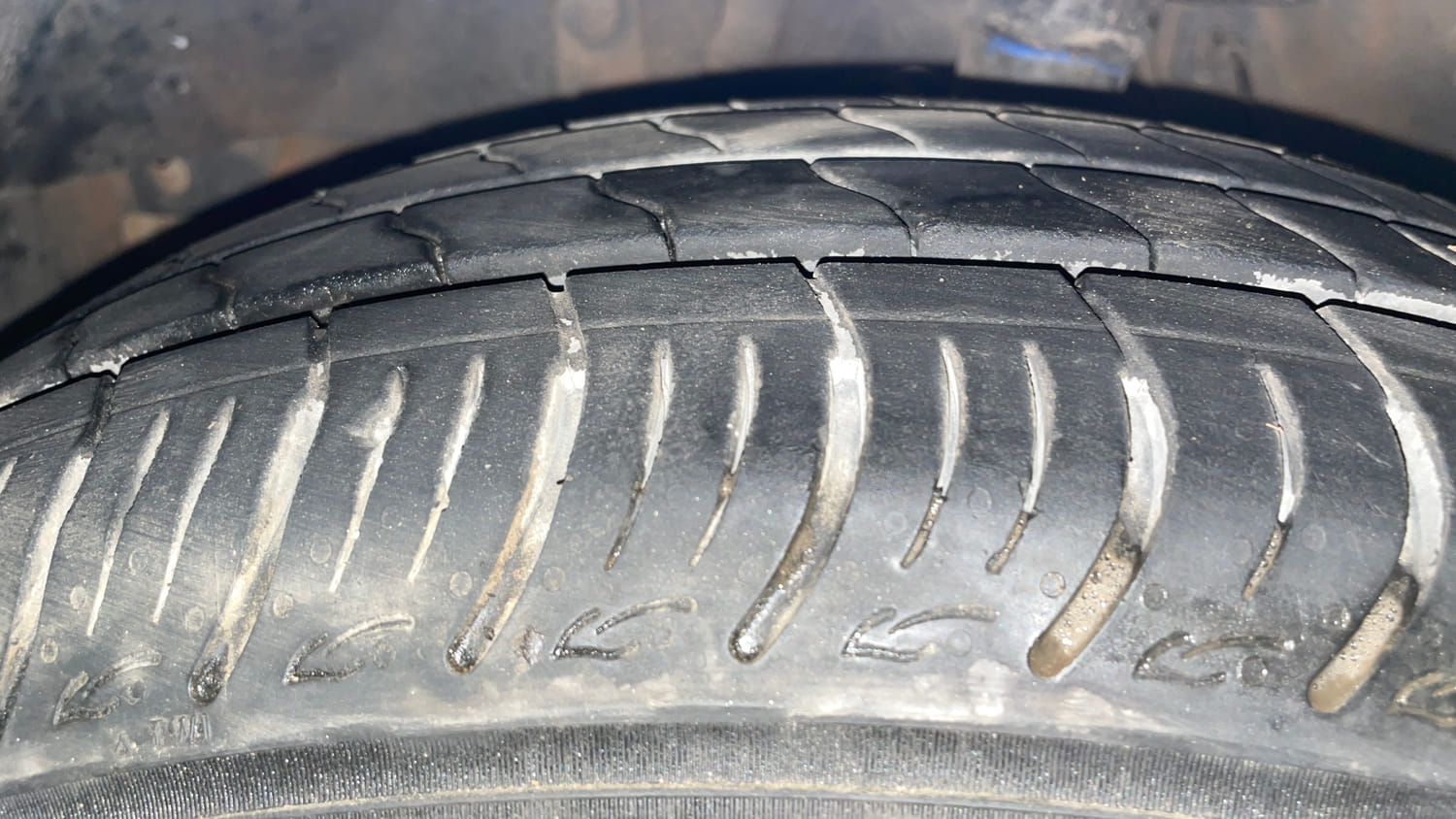 Used 2016 Honda Jazz VX Diesel Diesel Manual tyres LEFT FRONT TYRE TREAD VIEW