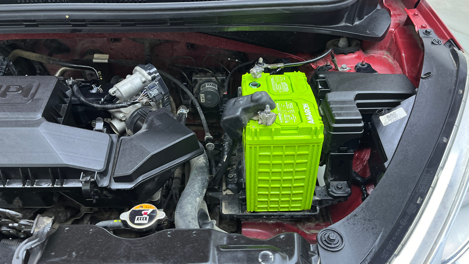 Used 2022 Hyundai Santro Sportz Petrol Manual engine ENGINE LEFT SIDE VIEW