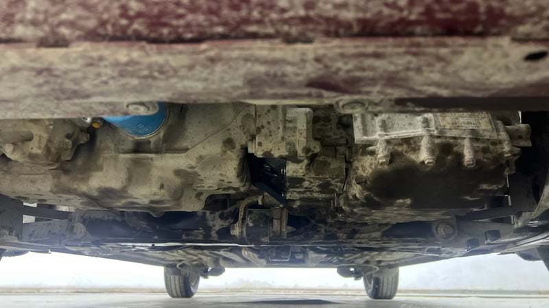 Used 2023 Honda Amaze VX 1.2 Petrol CVT Petrol Automatic extra FRONT LEFT UNDERBODY VIEW