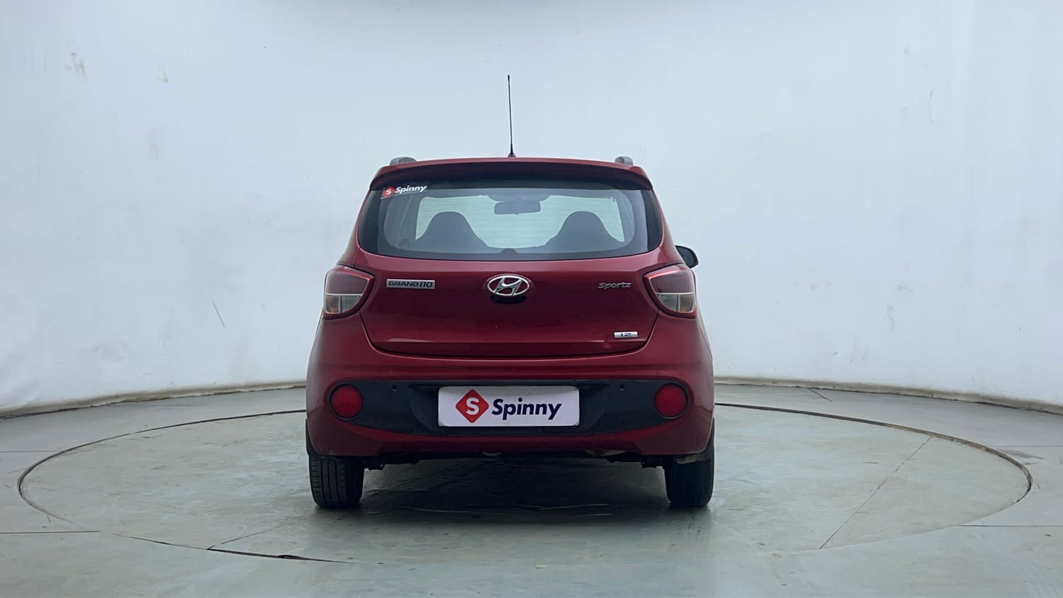 Used 2019 Hyundai Grand i10 Sportz 1.2 Kappa VTVT Petrol Manual exterior BACK VIEW