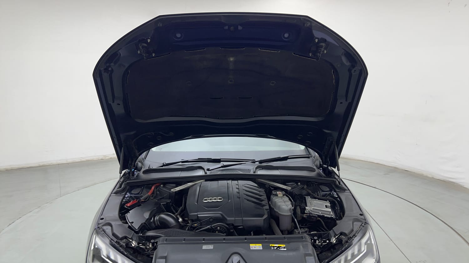 Used 2023 Audi A4 Premium Plus 40 TFSI Petrol Automatic engine ENGINE & BONNET OPEN FRONT VIEW