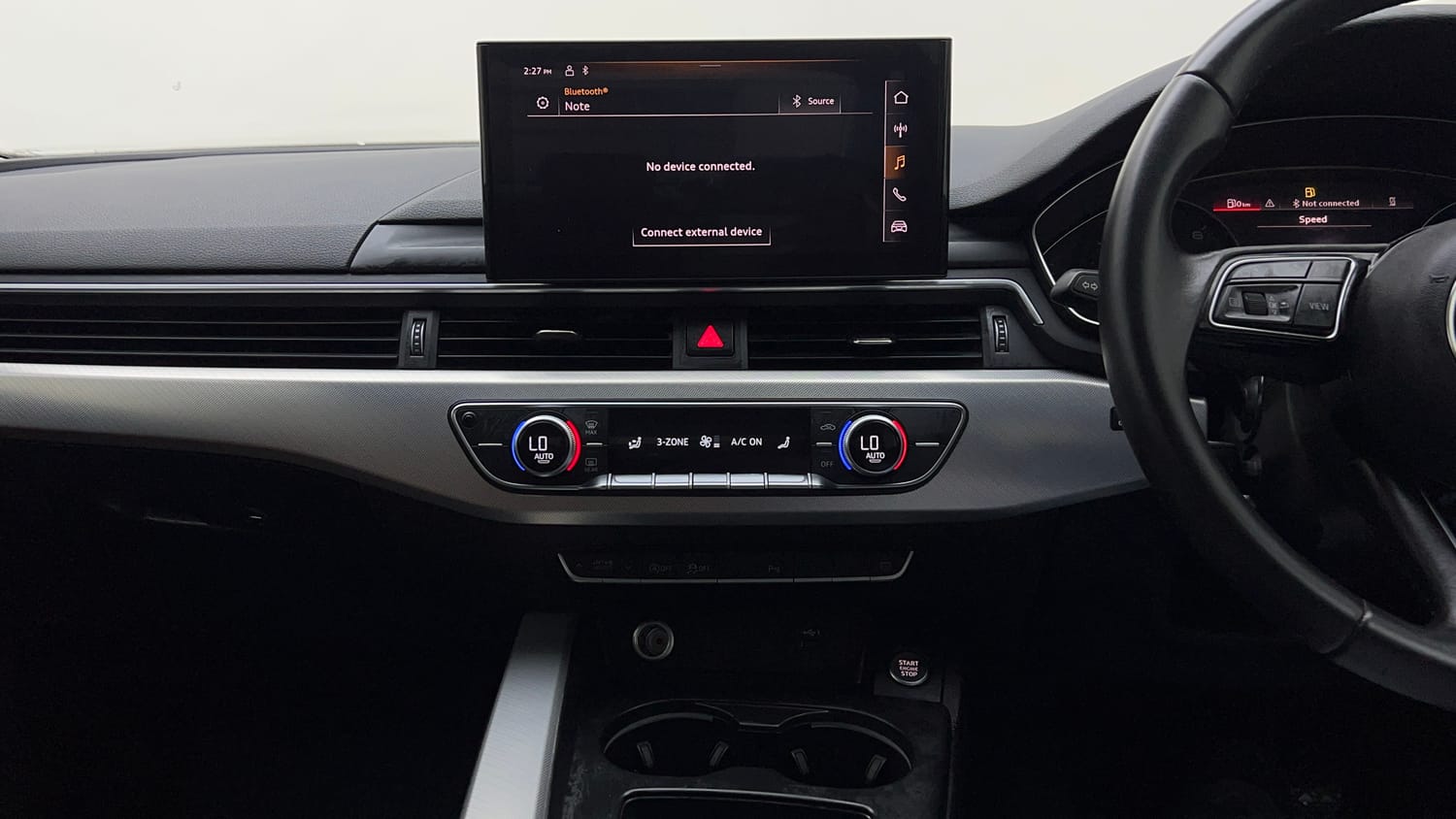 Used 2023 Audi A4 Premium Plus 40 TFSI Petrol Automatic interior MUSIC SYSTEM & AC CONTROL VIEW