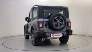 Used 2022 mahindra Thar LX Hard Top Petrol AT 4WD Petrol Automatic exterior LEFT REAR CORNER VIEW
