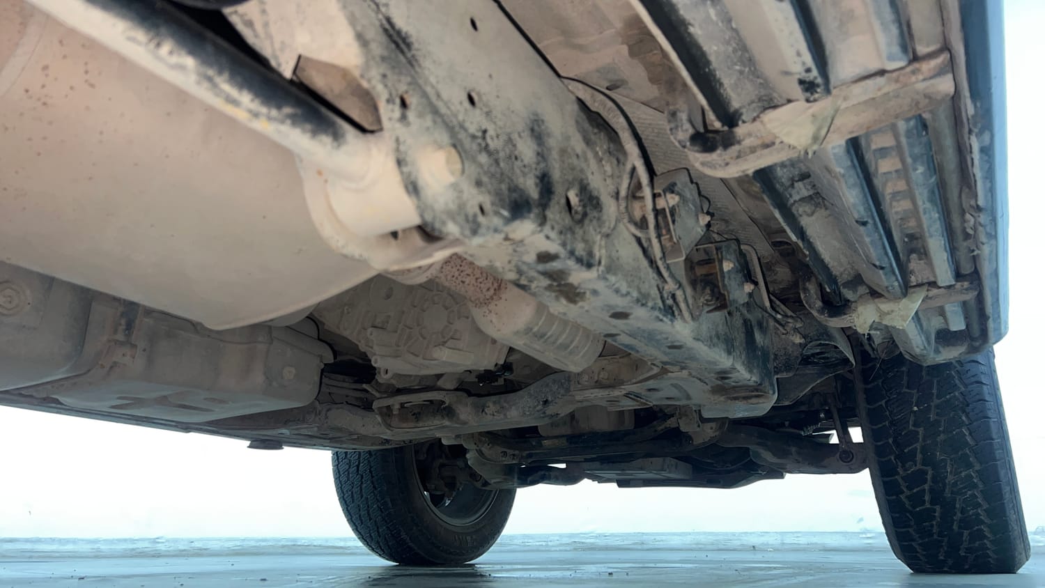 Used 2023 mahindra Thar LX Hard Top Diesel MT 4WD Diesel Manual extra REAR RIGHT UNDERBODY VIEW