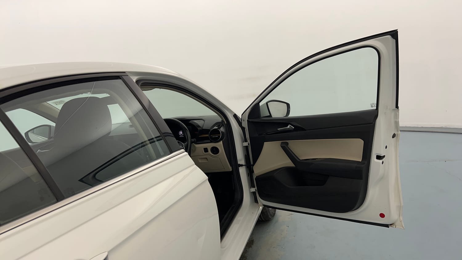 Used 2023 Skoda Slavia Style 1.0L TSI AT Petrol Automatic interior RIGHT FRONT DOOR OPEN VIEW