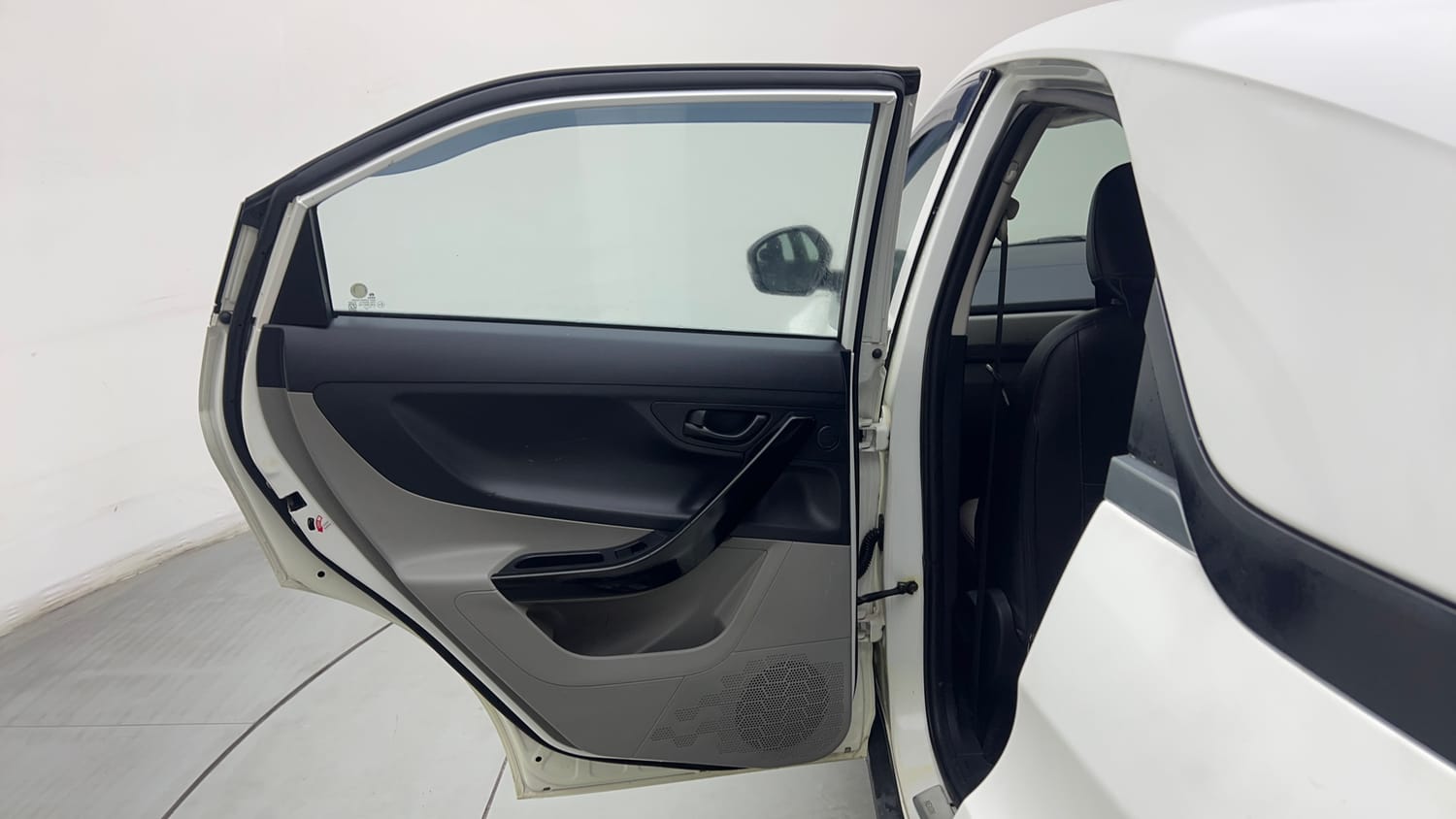 Used 2019 Tata Nexon XM Petrol Manual interior LEFT REAR DOOR OPEN VIEW