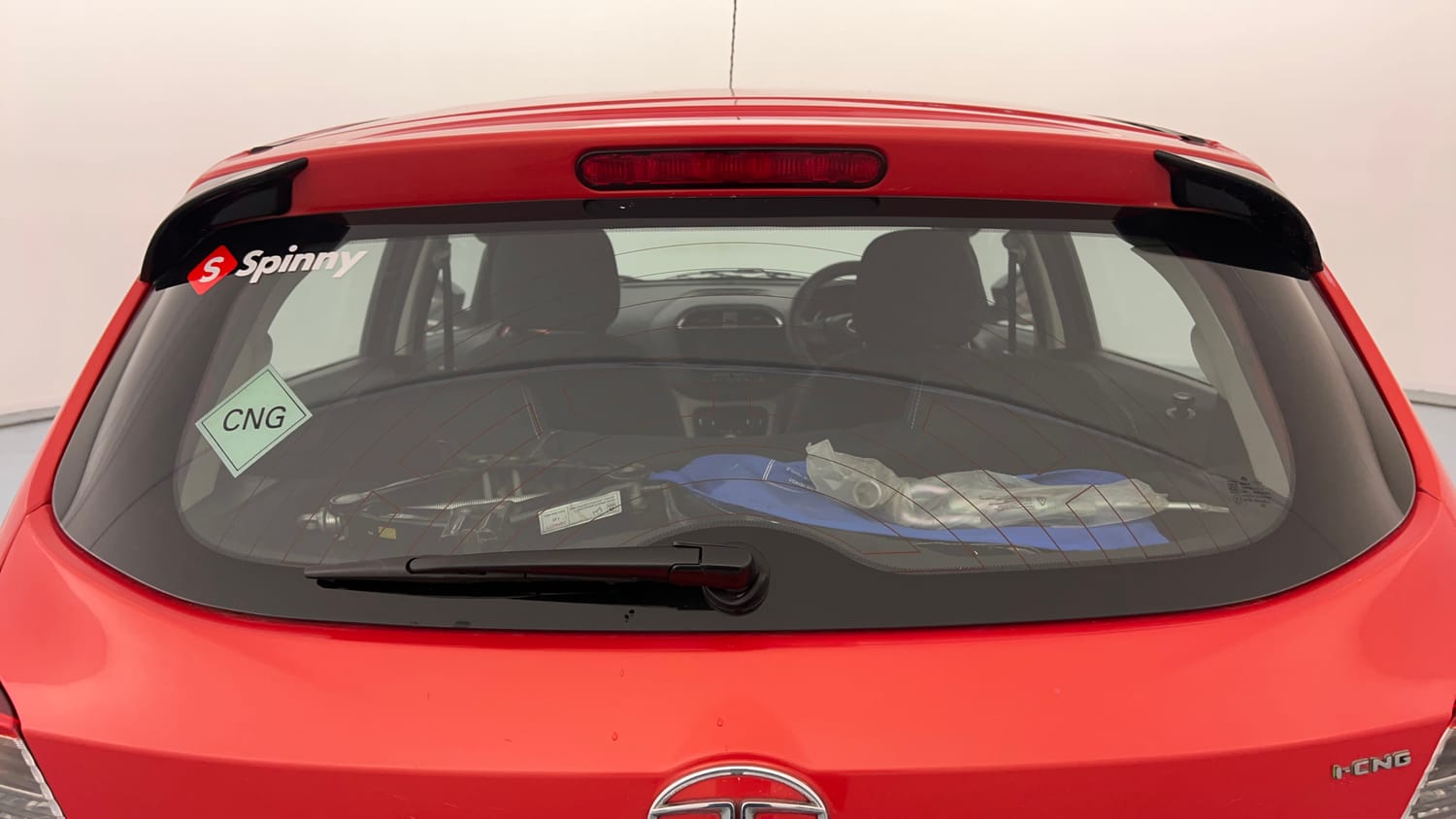 Used 2022 Tata Tiago XZ Plus CNG Cng Manual exterior BACK WINDSHIELD VIEW
