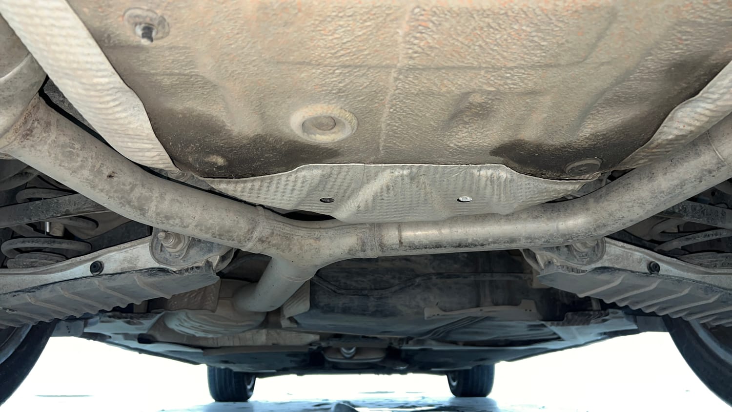 Used 2023 Audi A4 Premium Plus 40 TFSI Petrol Automatic extra REAR UNDERBODY VIEW (TAKEN FROM REAR)