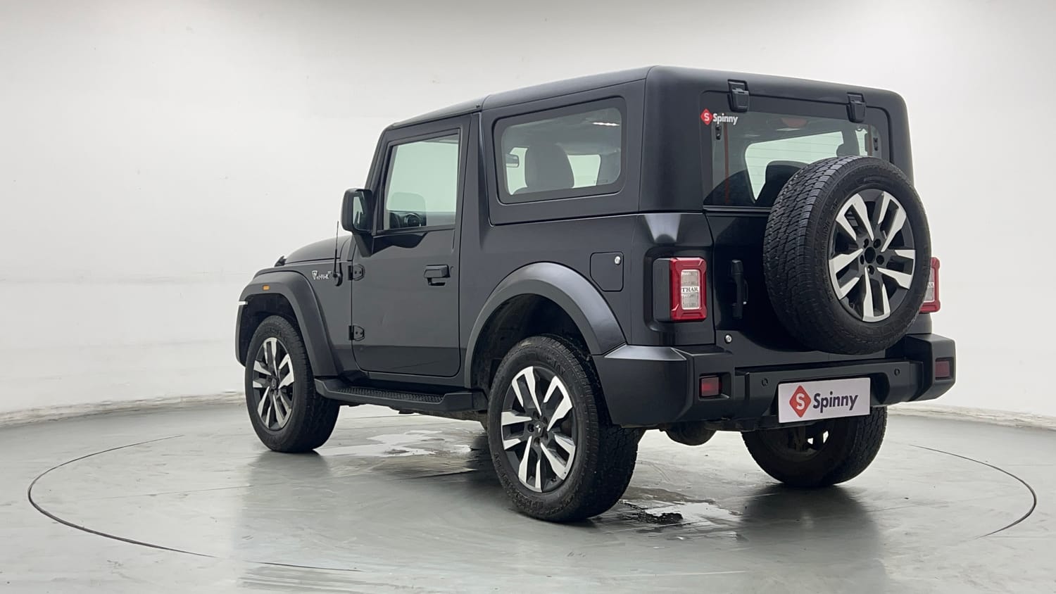 Used 2023 mahindra Thar LX Hard Top Diesel MT 4WD Diesel Manual exterior LEFT REAR CORNER VIEW