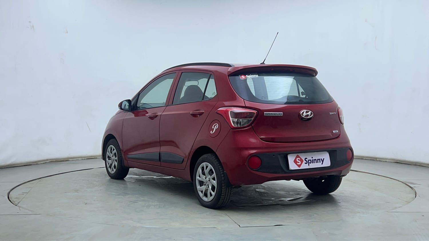 Used 2019 Hyundai Grand i10 Sportz 1.2 Kappa VTVT Petrol Manual exterior LEFT REAR CORNER VIEW