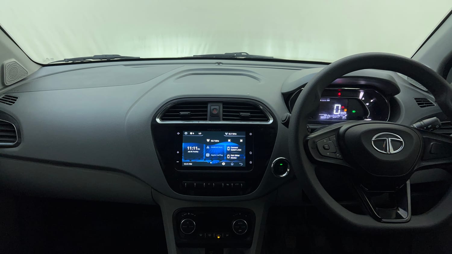 Used 2021 Tata Tigor XZ Plus Petrol Manual interior MUSIC SYSTEM & AC CONTROL VIEW