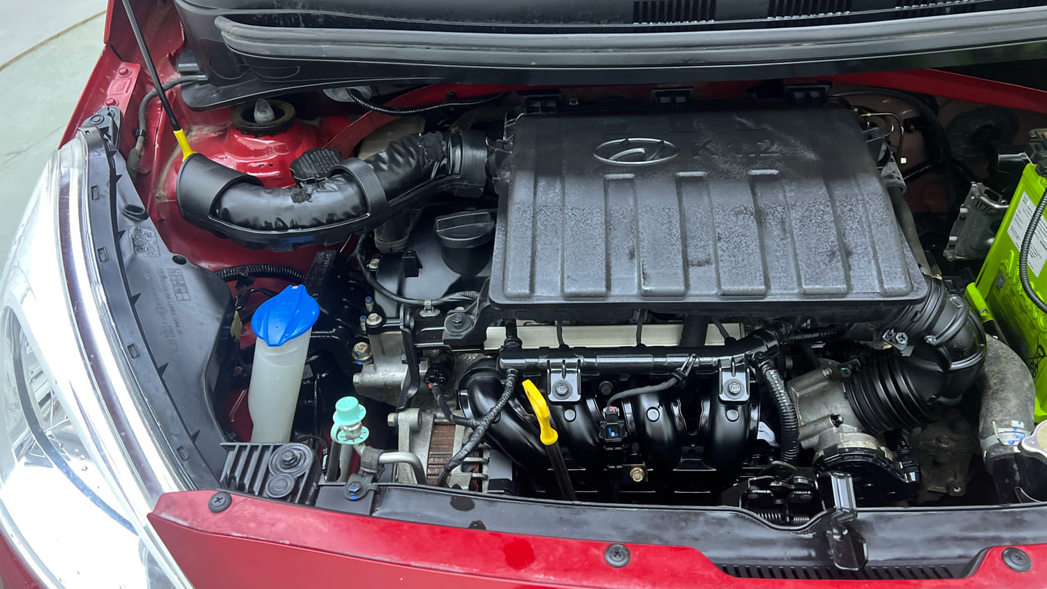 Used 2019 Hyundai Grand i10 Sportz 1.2 Kappa VTVT Petrol Manual engine ENGINE RIGHT SIDE VIEW