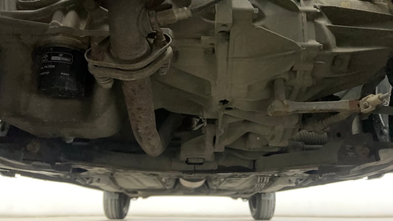 Used 2017 Maruti Suzuki Baleno Delta 1.2 Petrol Manual extra FRONT LEFT UNDERBODY VIEW