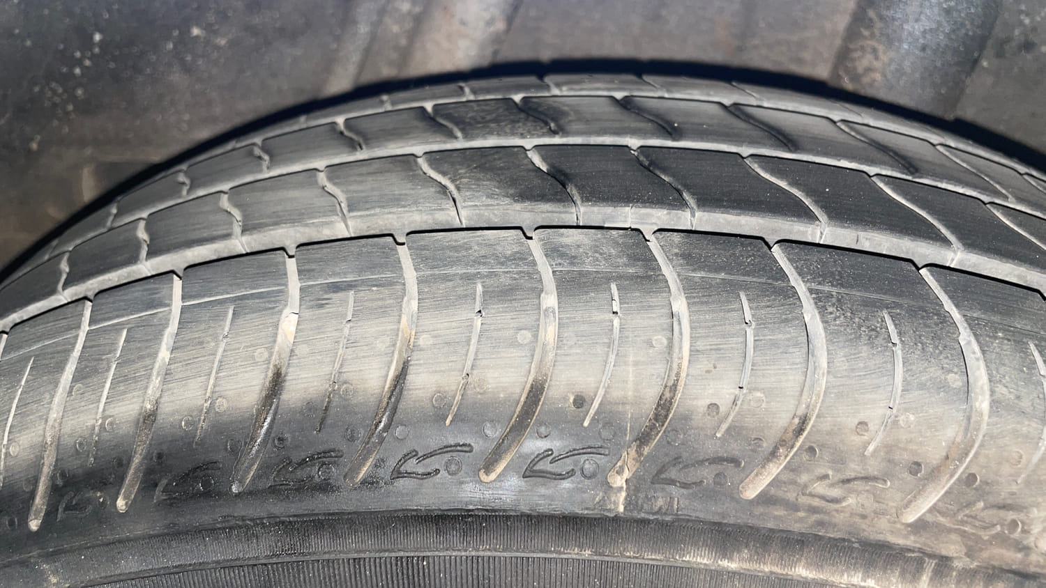 Used 2016 Honda Jazz VX Diesel Diesel Manual tyres LEFT REAR TYRE TREAD VIEW