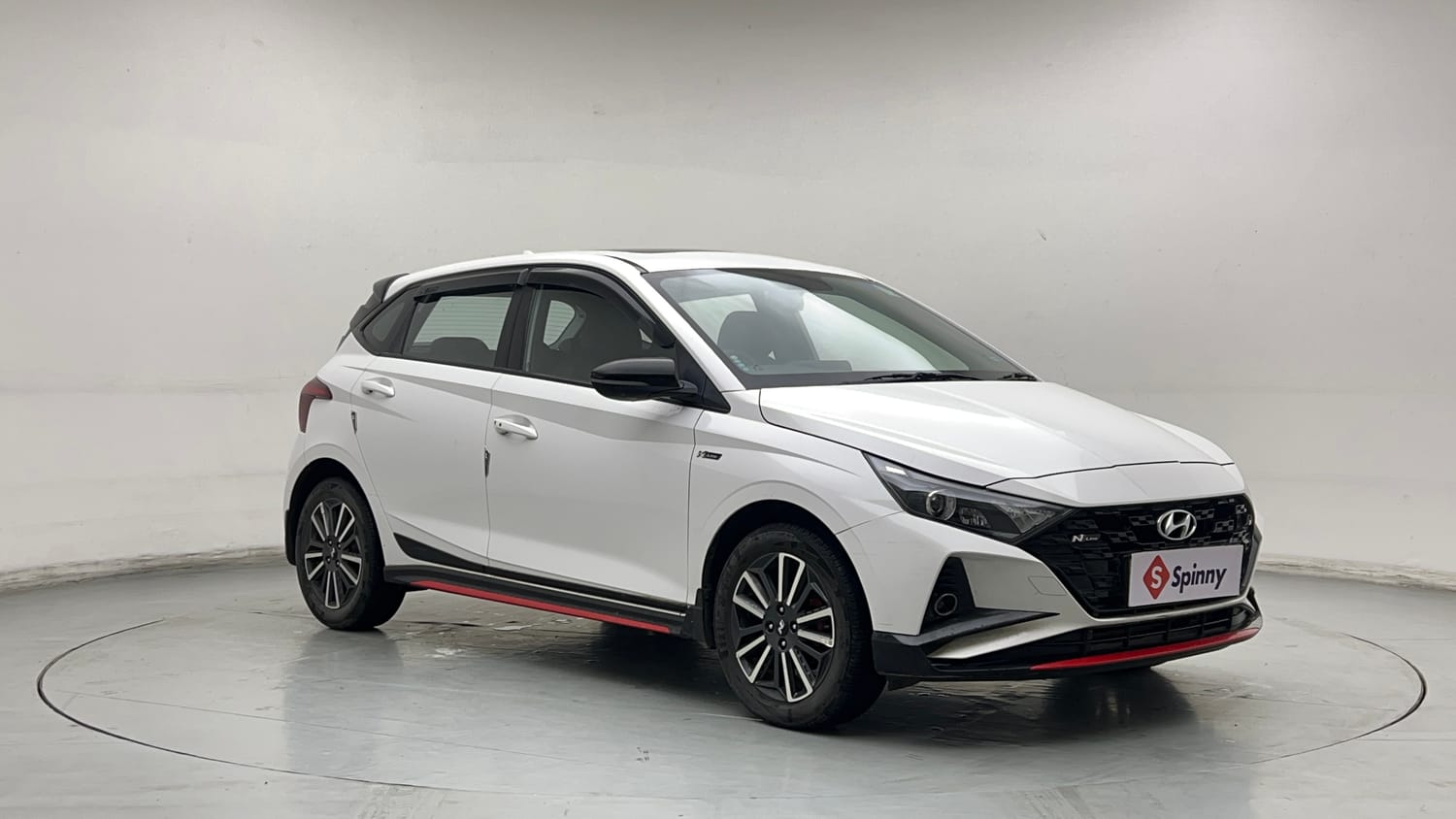 Used 2023 Hyundai i20 N Line N8 1.0 Turbo DCT Petrol Automatic exterior RIGHT FRONT CORNER VIEW