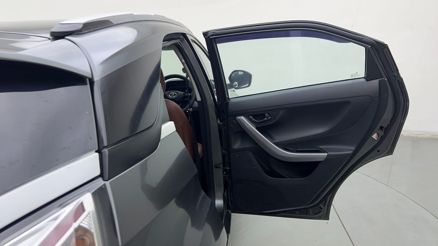 Used 2022 Tata Nexon XM (S) Petrol Manual interior RIGHT REAR DOOR OPEN VIEW
