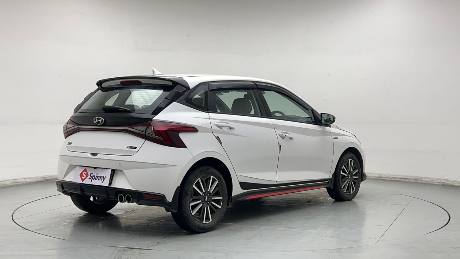 Used 2023 Hyundai i20 N Line N8 1.0 Turbo DCT Petrol Automatic exterior RIGHT REAR CORNER VIEW
