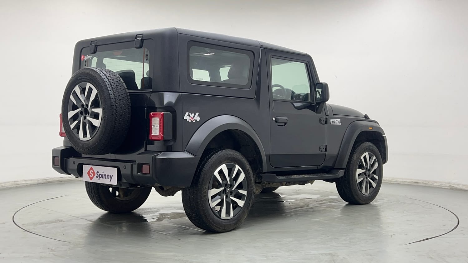 Used 2023 mahindra Thar LX Hard Top Diesel MT 4WD Diesel Manual exterior RIGHT REAR CORNER VIEW