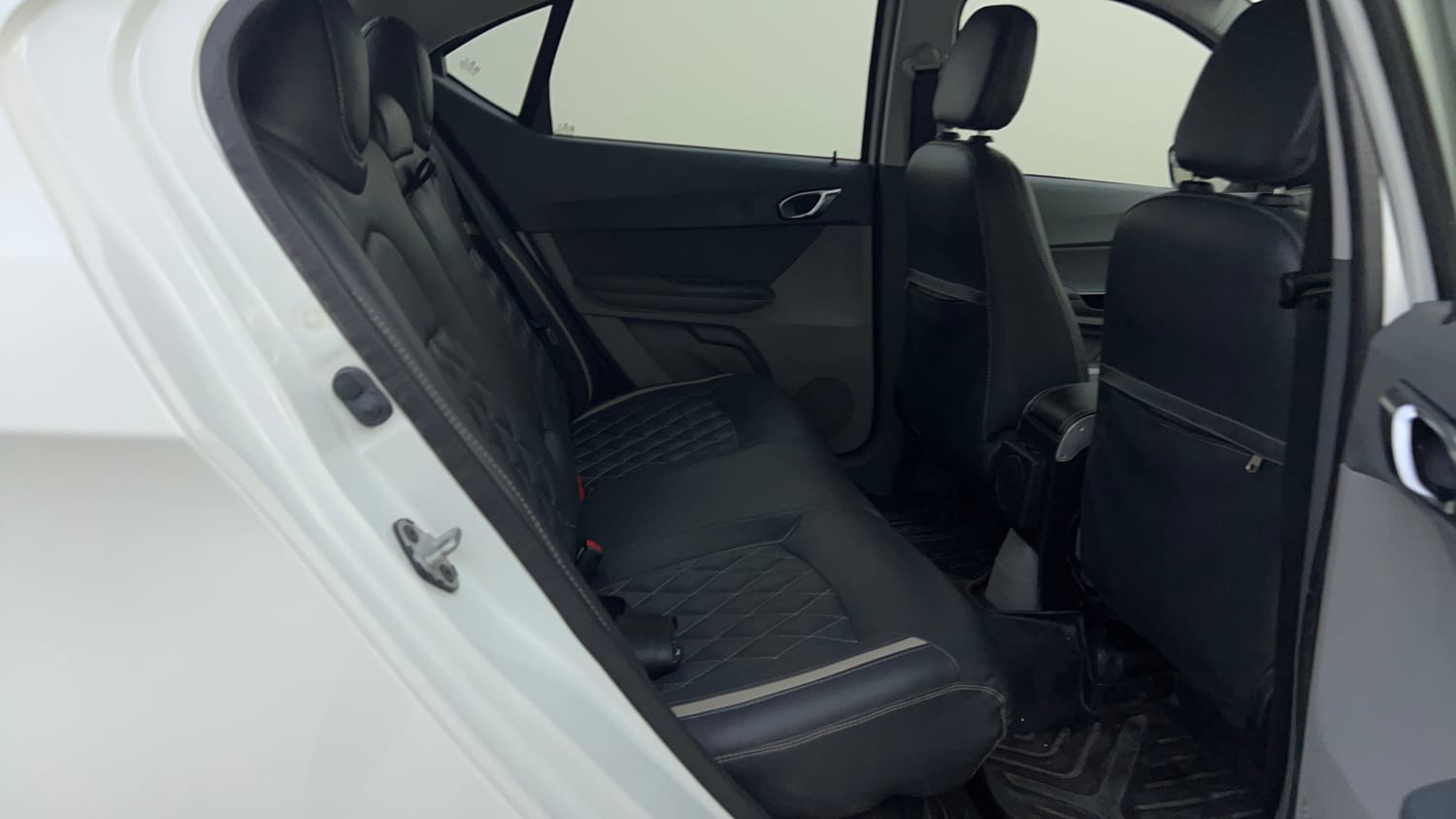 Used 2021 Tata Tigor XZ Plus Petrol Manual interior RIGHT SIDE REAR DOOR CABIN VIEW