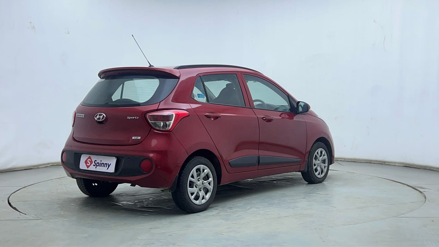 Used 2019 Hyundai Grand i10 Sportz 1.2 Kappa VTVT Petrol Manual exterior RIGHT REAR CORNER VIEW