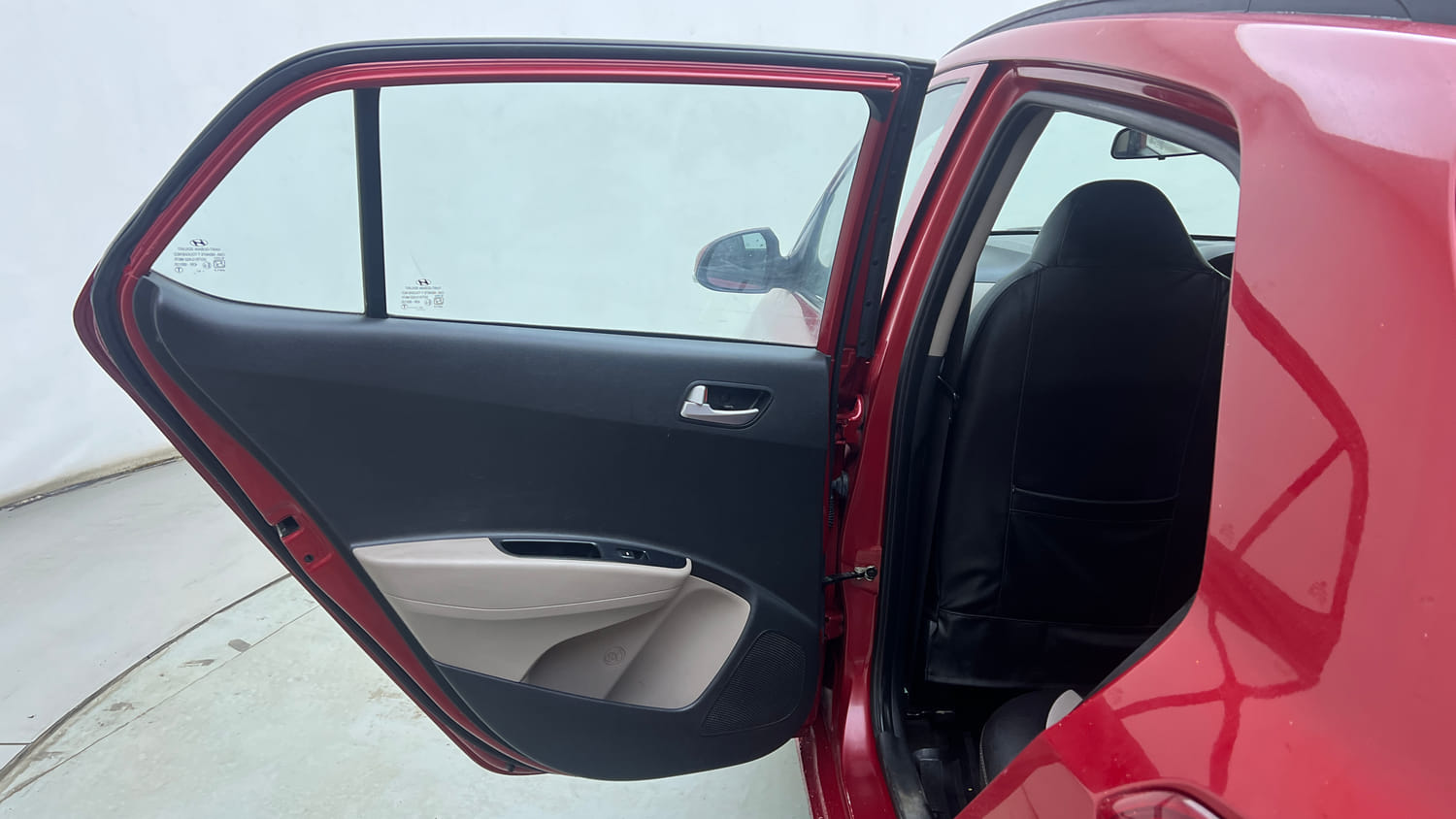 Used 2019 Hyundai Grand i10 Sportz 1.2 Kappa VTVT Petrol Manual interior LEFT REAR DOOR OPEN VIEW