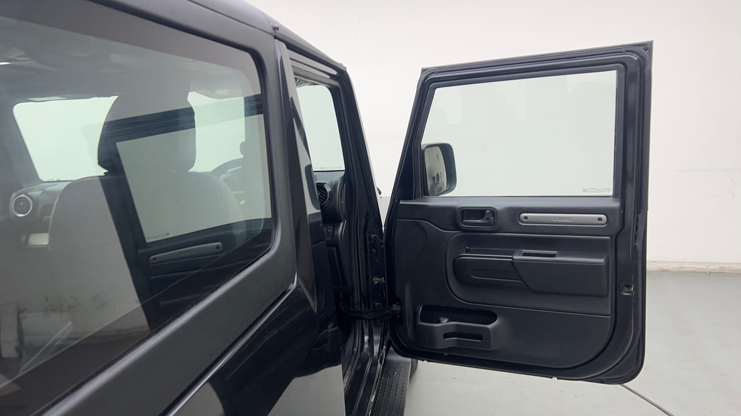 Used 2023 mahindra Thar LX Hard Top Diesel MT 4WD Diesel Manual interior RIGHT FRONT DOOR OPEN VIEW