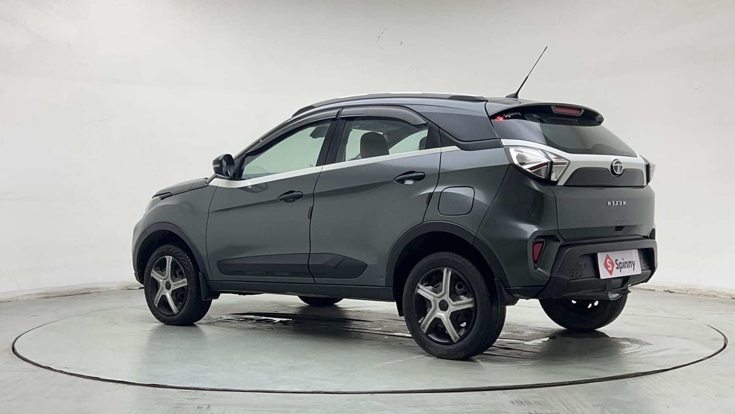 Used 2022 Tata Nexon XM (S) Petrol Manual exterior LEFT REAR CORNER VIEW