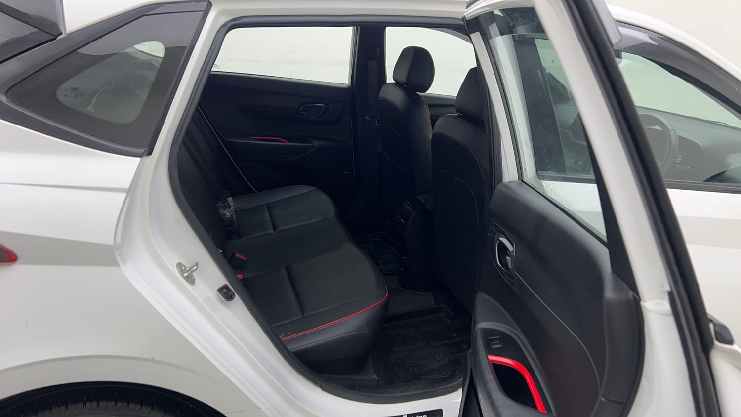 Used 2023 Hyundai i20 N Line N8 1.0 Turbo DCT Petrol Automatic interior RIGHT SIDE REAR DOOR CABIN VIEW