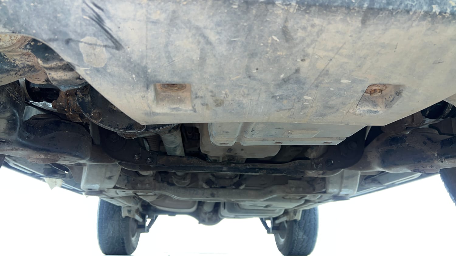 Used 2023 mahindra Thar LX Hard Top Diesel MT 4WD Diesel Manual extra FRONT LEFT UNDERBODY VIEW