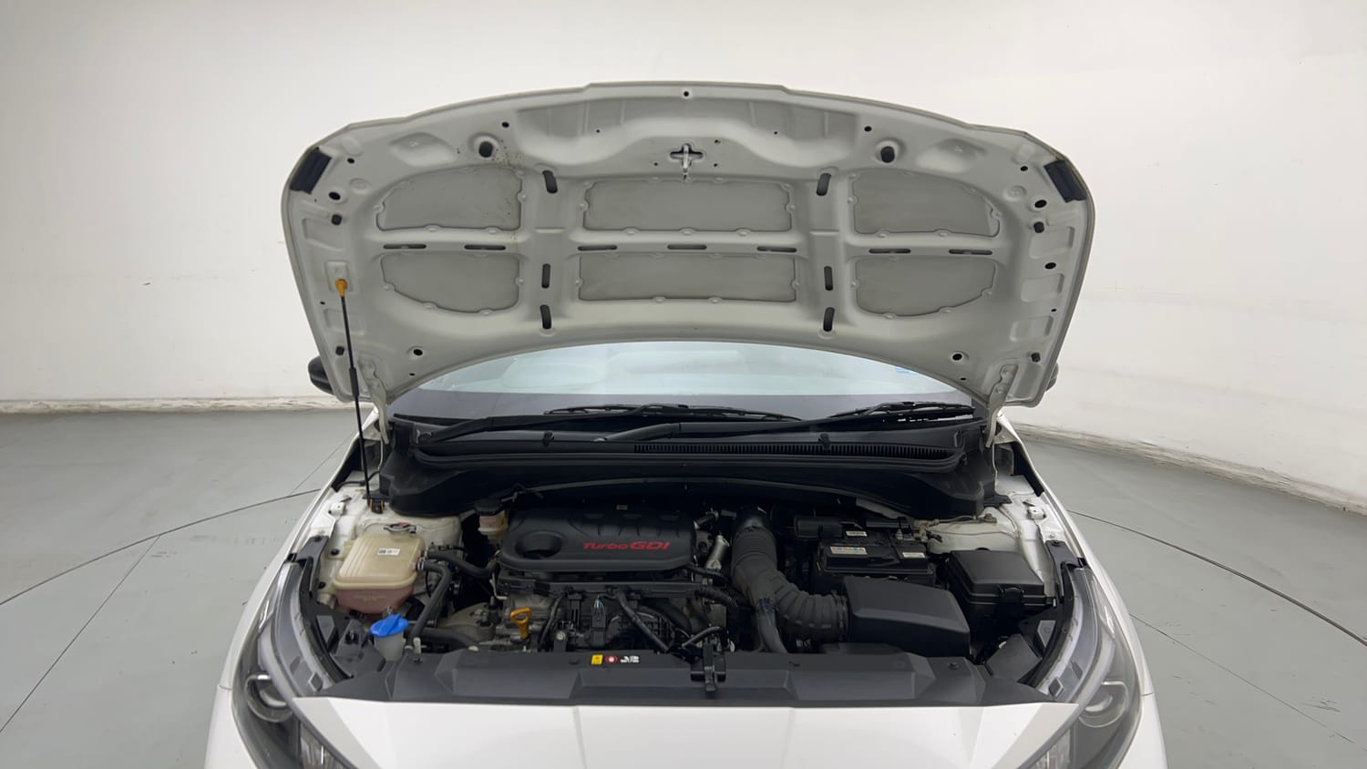 Used 2023 Hyundai i20 N Line N8 1.0 Turbo DCT Petrol Automatic engine ENGINE & BONNET OPEN FRONT VIEW