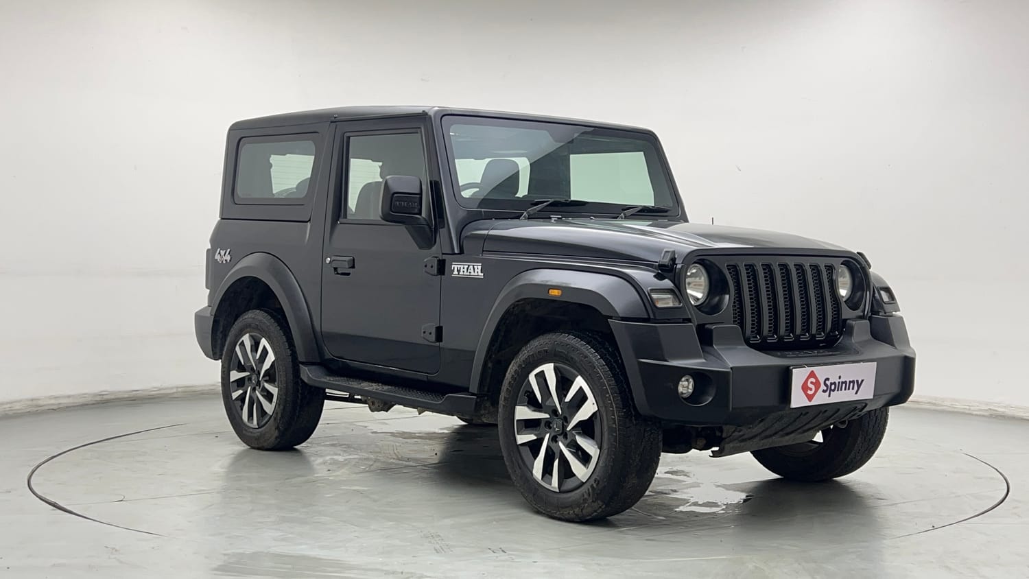 Used 2023 mahindra Thar LX Hard Top Diesel MT 4WD Diesel Manual exterior RIGHT FRONT CORNER VIEW