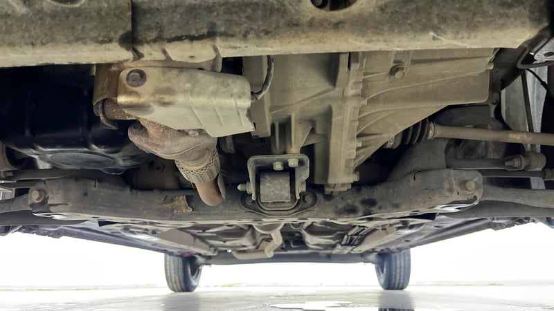 Used 2022 Hyundai Santro Sportz Petrol Manual extra FRONT LEFT UNDERBODY VIEW