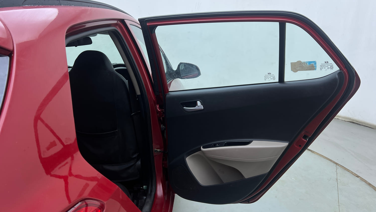 Used 2019 Hyundai Grand i10 Sportz 1.2 Kappa VTVT Petrol Manual interior RIGHT REAR DOOR OPEN VIEW