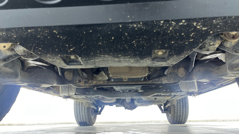 Used 2023 Mahindra Thar LX Hard Top Petrol AT RWD Petrol Automatic extra FRONT LEFT UNDERBODY VIEW