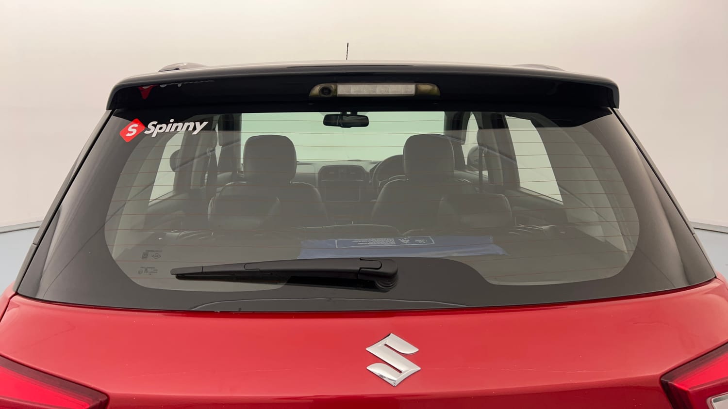 Used 2021 Maruti Suzuki Vitara Brezza [2020-2022] ZXI Plus Dual Tone Petrol Manual exterior BACK WINDSHIELD VIEW