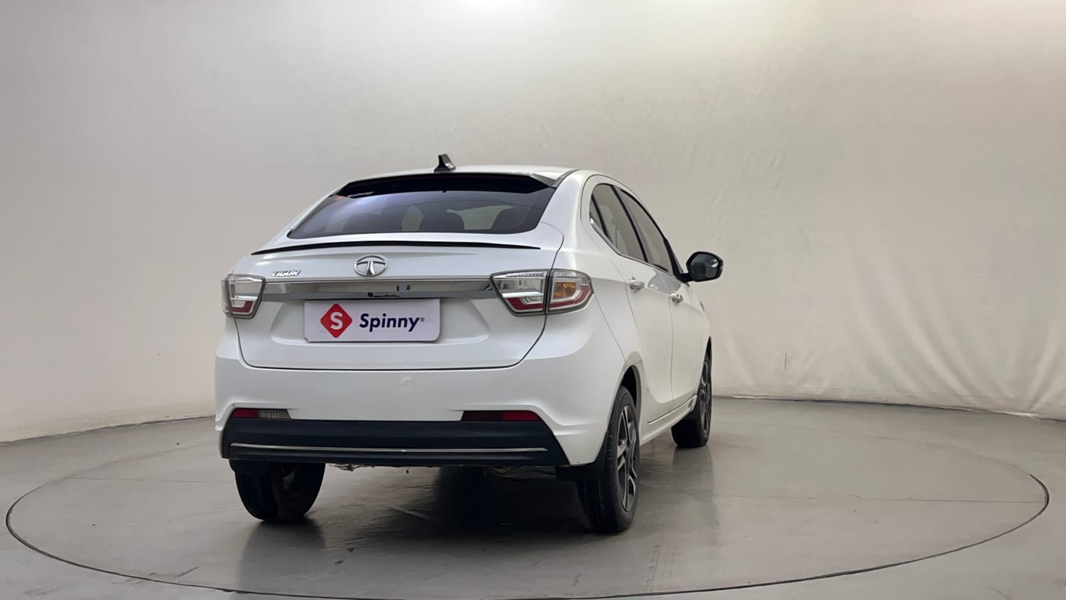 Used 2021 Tata Tigor XZ Plus Petrol Manual exterior RIGHT REAR CORNER VIEW