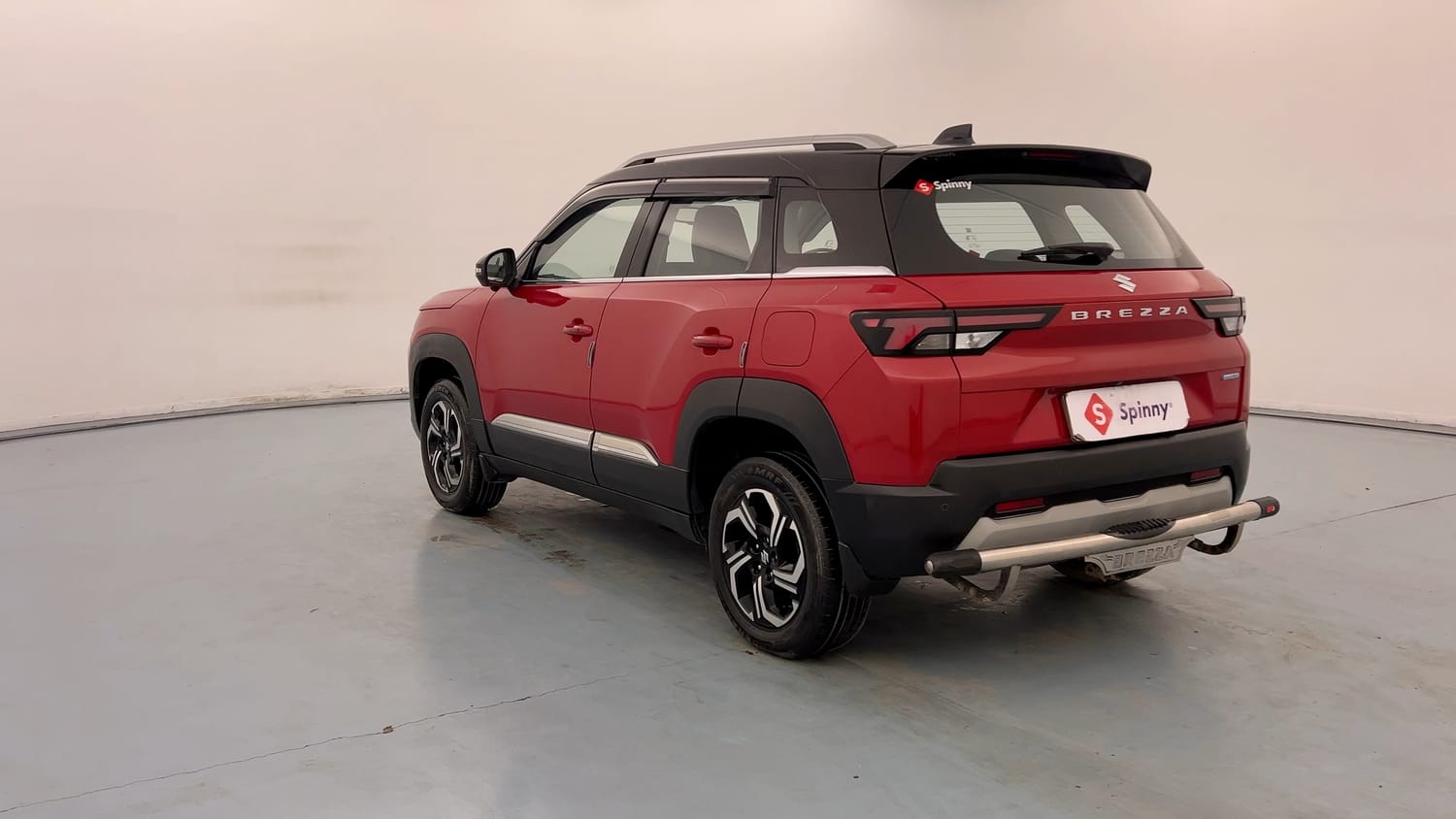 Used 2025 Maruti Suzuki Brezza Zxi Plus AT Dual Tone Petrol Automatic exterior LEFT REAR CORNER VIEW