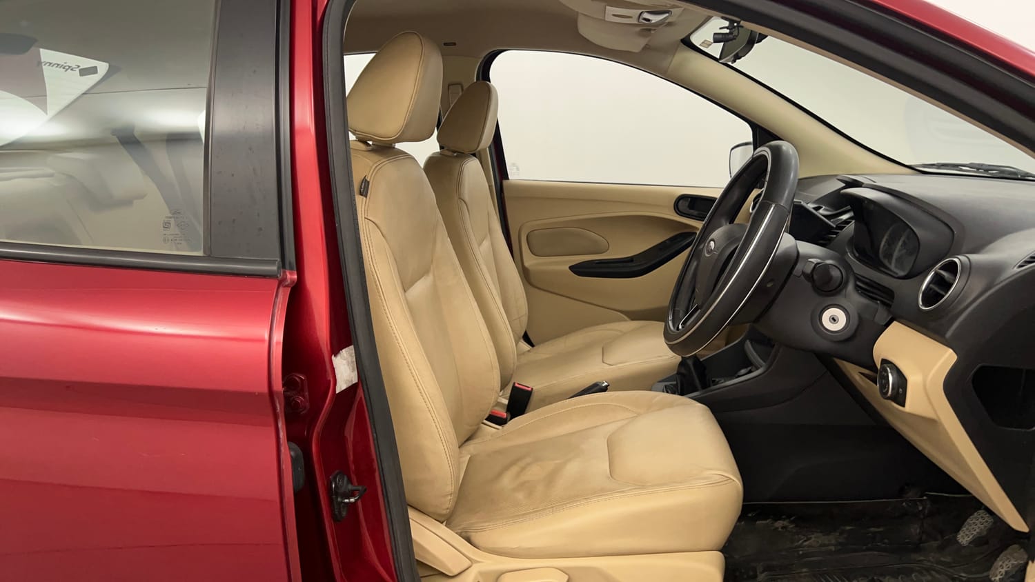 Used 2017 Ford Figo Aspire Titanium 1.2 Ti-VCT Petrol Manual interior RIGHT SIDE FRONT DOOR CABIN VIEW