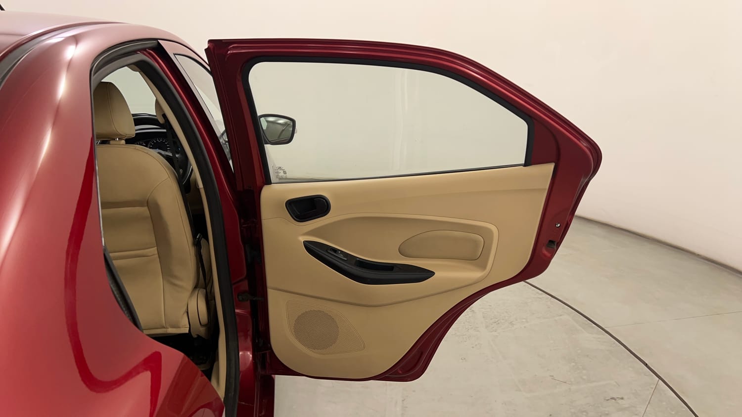 Used 2017 Ford Figo Aspire Titanium 1.2 Ti-VCT Petrol Manual interior RIGHT REAR DOOR OPEN VIEW