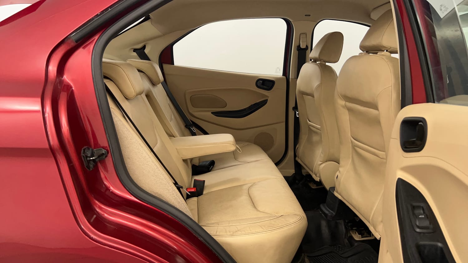 Used 2017 Ford Figo Aspire Titanium 1.2 Ti-VCT Petrol Manual interior RIGHT SIDE REAR DOOR CABIN VIEW
